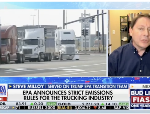 Fox Business News: Milloy talks Biden’s electric truck rule with Dagen McDowell, Sean Duffy